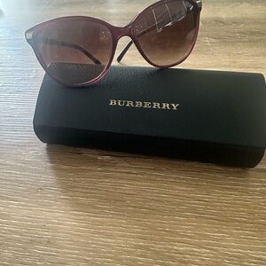 Burberry Women's Burgundy Sunglasses